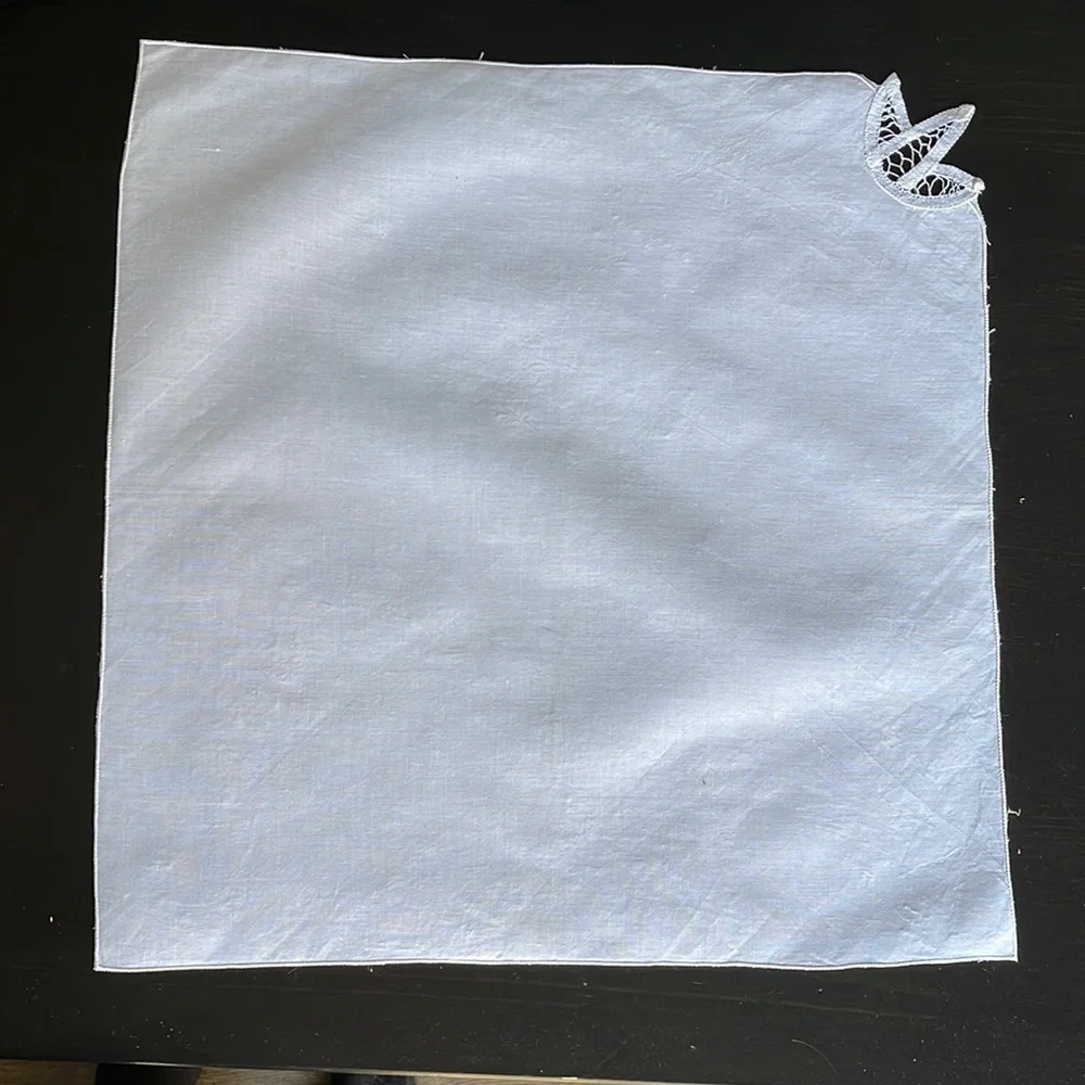 Belgium Lace Napkins purchased in Bruges   Set of 12  Home Table Napkins